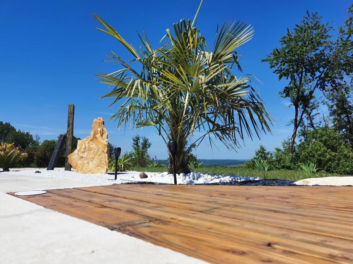 Notre Bastide Maison et table d'hôtes sur réservation, PISCINE et JACUZZI Acomodação com café da manhã Marcillac-Saint-Quentin Exterior foto